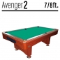 Preview: Billardtisch Avenger Pool 7ft 8ft braun