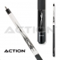 Preview: Pool Cue 2-piece Action Black & White 02 / 13 mm glue on tip / L:148 cm