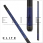 Preview: Pool Cue 2-Piece Matte Blue Pro 13 mm glue on tip, L:145 cm