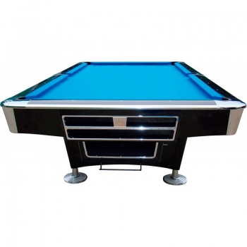 Pool Billardtisch Buffalo Pro II 8ft schwarz Pool Spielfläche 224 x 112 cm