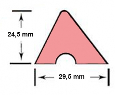 Bandengummi 122 cm 48 "  Set 6 Stk.