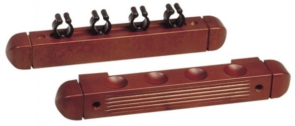 Cue Wall Rack for 4 Cues Holz