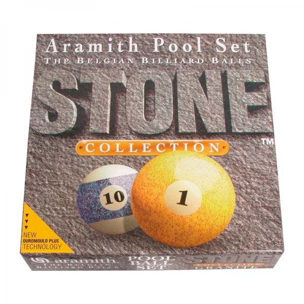 Pool Ball Set 57,2 mm Stone Edition