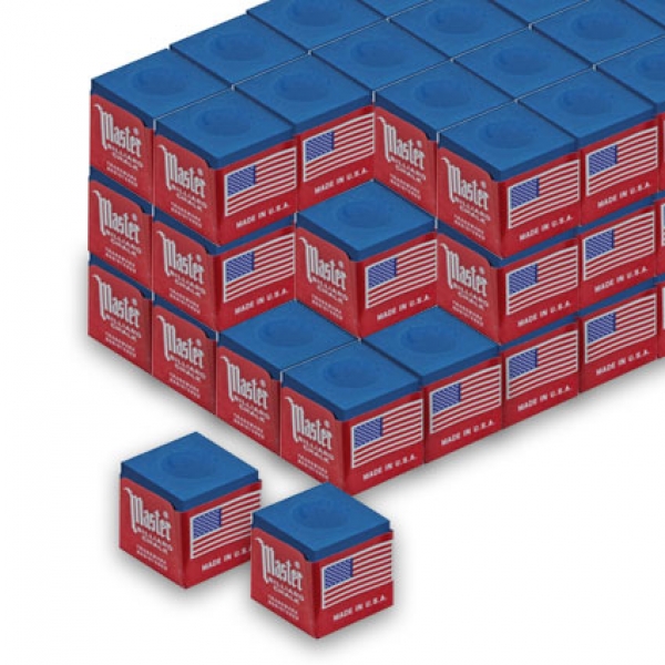 Billiard Chalk Master blue 144 pcs.