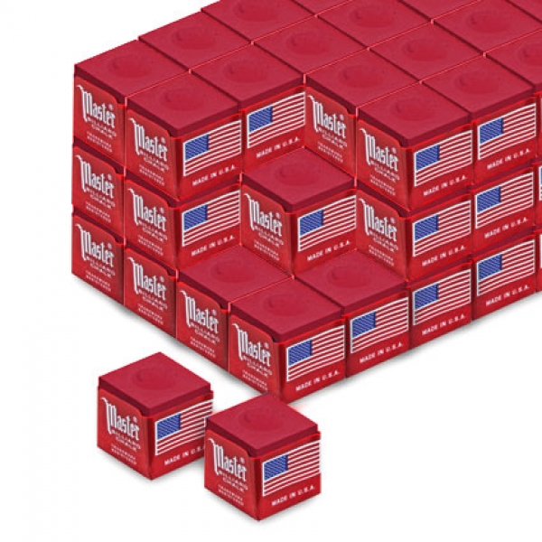 Billiard chalk Master red 144 pcs.